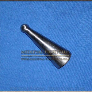 Metal Chape for scabbard - small
