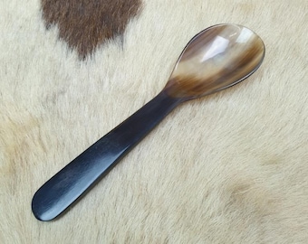 Handmade Horn Spoon, Lightweight Feasting Utensil