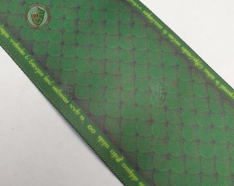 Trim Braid - Green Forest Dragon scale 50mm x 5m (5.47 yards)