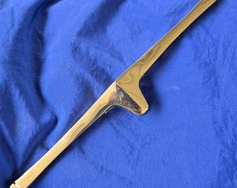 Brass Wide Crossguard with deep langets