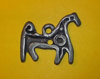Pewter Horse Amulet - Rus Viking Replica, Novgorod Find