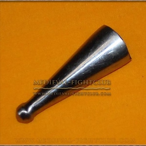 Metal Chape for scabbard - medium