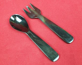 Horn Fork and Spoon