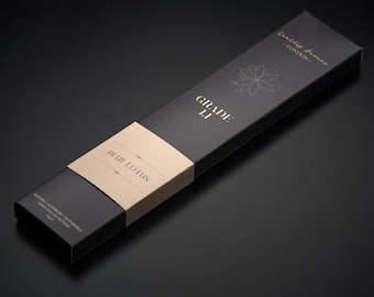 Blue Lotus Hand Rolled Incense Sticks: Natural Myrrh Scent