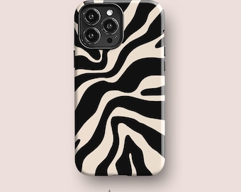 Abstract Zebra Case for iPhone, Samsung Galaxy & Google Pixel Series