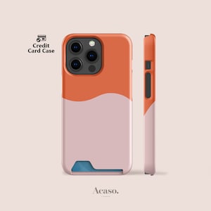 Georoze hoes met kaarthouder voor iPhone 15, iPhone 14 Card Case, iPhone 13 Pro Card Case, iPhone 12 Card Case en meer