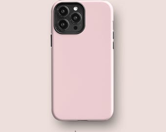 Rosewater Pink Case for iPhone 16, Galaxy S25, Pixel 9 & More Solid Colour Phone Cases