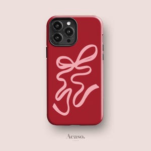 Big Pink Bow Phone Case for iPhone 13 Pro - Cute iPhone 14 Case, iPhone 15 Pro Case, iPhone 11 Case, iPhone X & More by Acaso