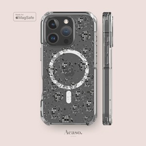 Disco Ball Impact Resistant Clear Case for iPhone 17, 16, 15 & 14 image 2