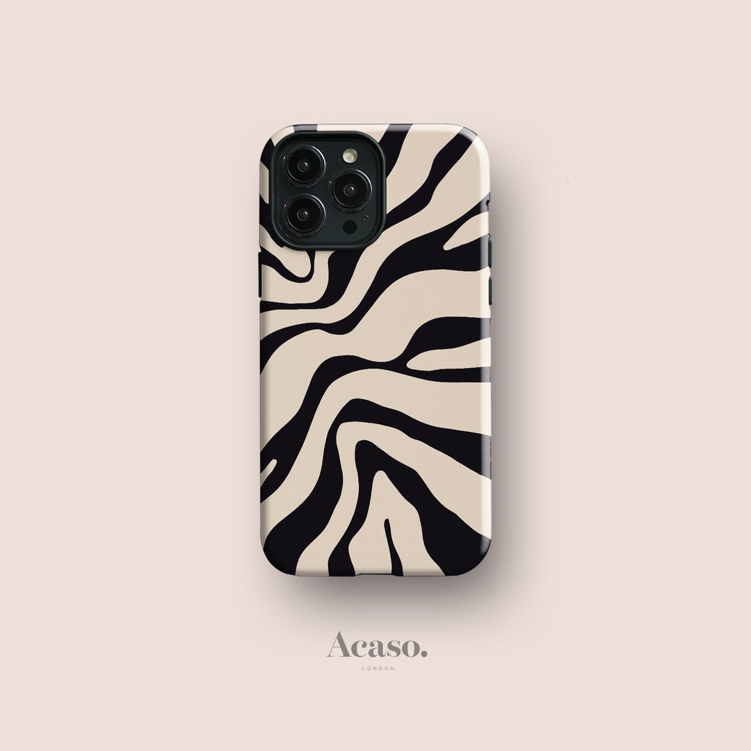 Black Zebra Phone Cases for iPhone 15 iPhone 14 Pro Max Etsy UK