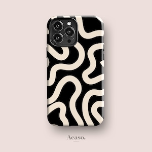 Boho Lines Case for iPhone 16, iPhone 15 Pro Case, iPhone 14, iPhone 13, iPhone 12 Pro & More Minimalistic Phone Cases
