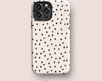 Mini Dots Phone Case for iPhone 13, for Galaxy S23 and Google Pixel 7 & More Spotty Polka Dots Phone Case by Acaso London