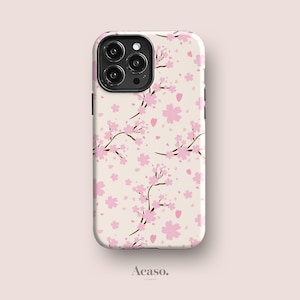 Sakura Phone Case for iPhone 16, iPhone 15 Pro, iPhone 14 Plus, iPhone 13 Mini, iPhone 12 & More Phone Cases