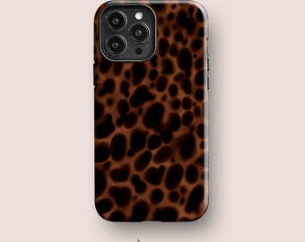 Tortoise Spots Case For iPhone, Galaxy & Pixel Devices, Abstract Animal Print Phone Cases