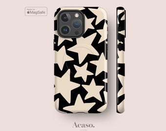 Stars MagSafe Case for iPhone 17, 16, 15, 14, 13 Series, Tough MagSafe Phone Cases