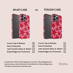 Capa com estrelas rosa e vermelhas para iPhone 13, iPhone 14+, iPhone 11, iPhone SE 2 e outros. imagem 5