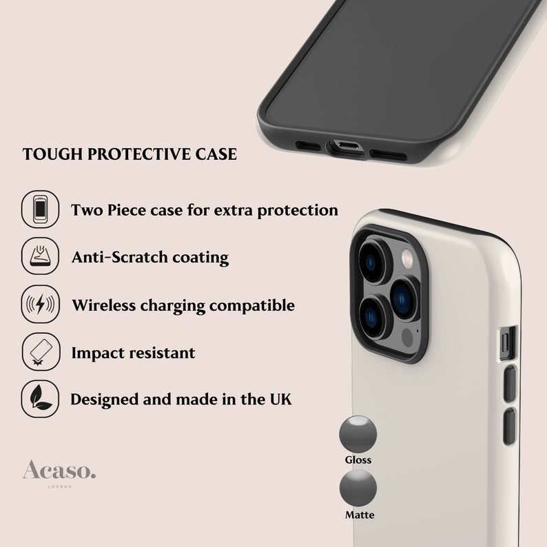 a phone case with two cameras attached to it