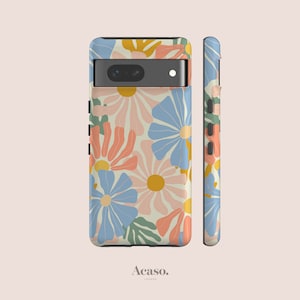 Sunflowers Phone Case for Google Pixel | Pixel 7 Case, Pixel 6 Pro Case, Pixel 5 Case, Pixel 4A 5G Case, Pixel 4 | Floral, Peach