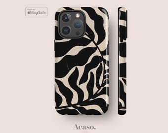Abstract Leaf MagSafe Case for iPhone 17, 16, 15, 14 & 13 Series