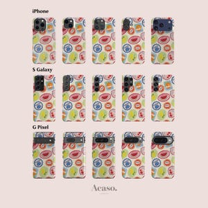 Fruit Stickers Case for iPhone 16 Pro, iPhone 15, Pixel 9 Pro, Cases for Galaxy S25 & More Unique Designs by Acaso image 2