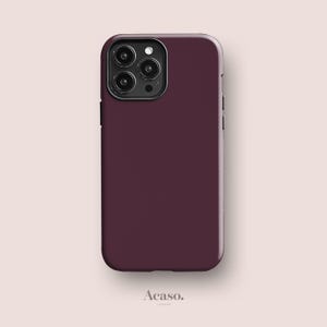Cherry Lacquer Case for iPhone 16, iPhone 15, iPhone 14, for Galaxy S25, Pixel 9 & More Solid Premium Phone Cases