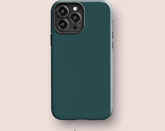 Teal Teal für iPhone 13 Pro, iPhone 12, für Galaxy S21 FE, Pixel 6 Pro & weitere Solid Color Handytaschen