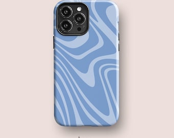 Blue Waves iPhone 17 Case: Shockproof Protective Phone Cover
