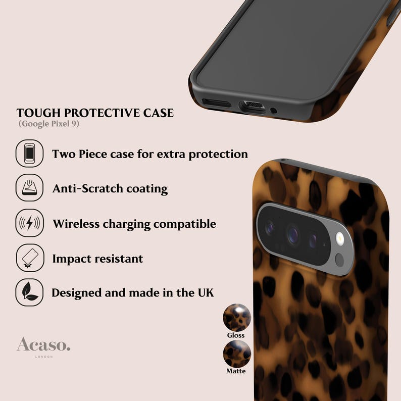 Dark Tortoise Pixel Case for Series 10, 9, 8, 7 & 6 image 3