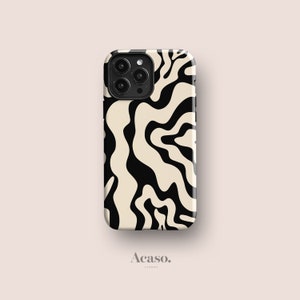 Abstract Wavy Phone Case for iPhone 15 - iPhone 14 Pro Case, iPhone 13 Case, iPhone 11 Case and More Models by Acaso London
