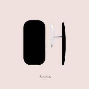 Black Phone Grip for iPhone & Android - More Stick On Phone Holders