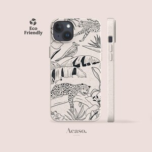 Eco-Friendly Case for iPhone 16, for Galaxy S25 & More Biodegradable Cases Made with Bamboo image 1