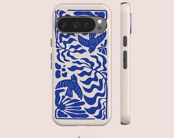 Blue Swallow Pixel Case for Series 10, 9, 8, 7 & 6