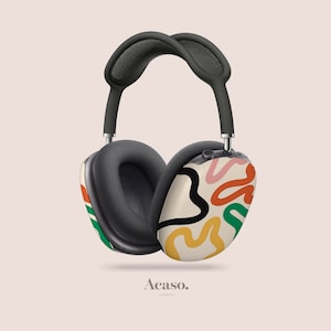 ORGANIC SHAPES Cover for AirPods Max | Apple AirPods Max Cases, Line Art, Multicolour