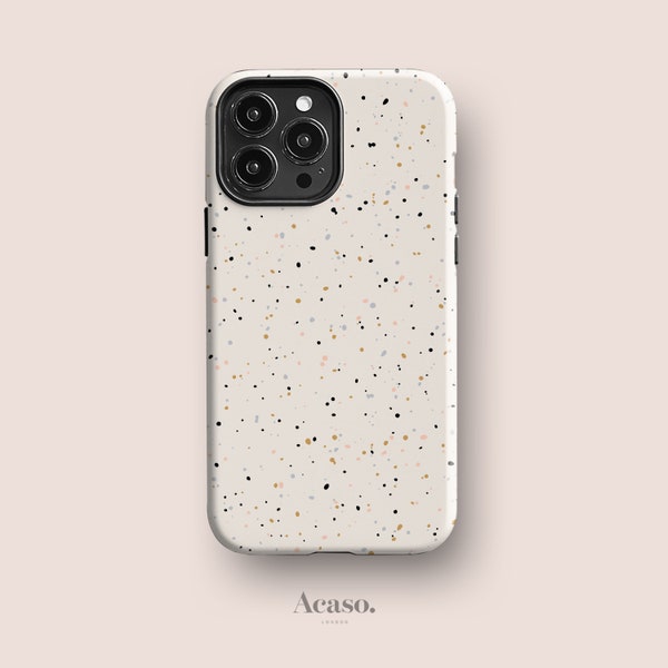 Misty Spotty Phone Case for iPhone 13, for Samsung S21 and Google Pixel 5, More Models - Minimal Style Phone Case