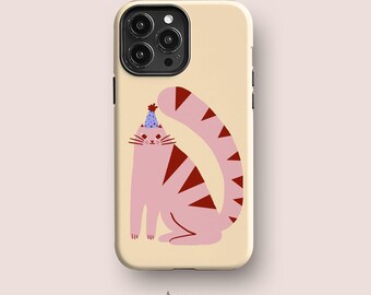 Party Cat Phone Case for iPhone, Galaxy, Pixel Series