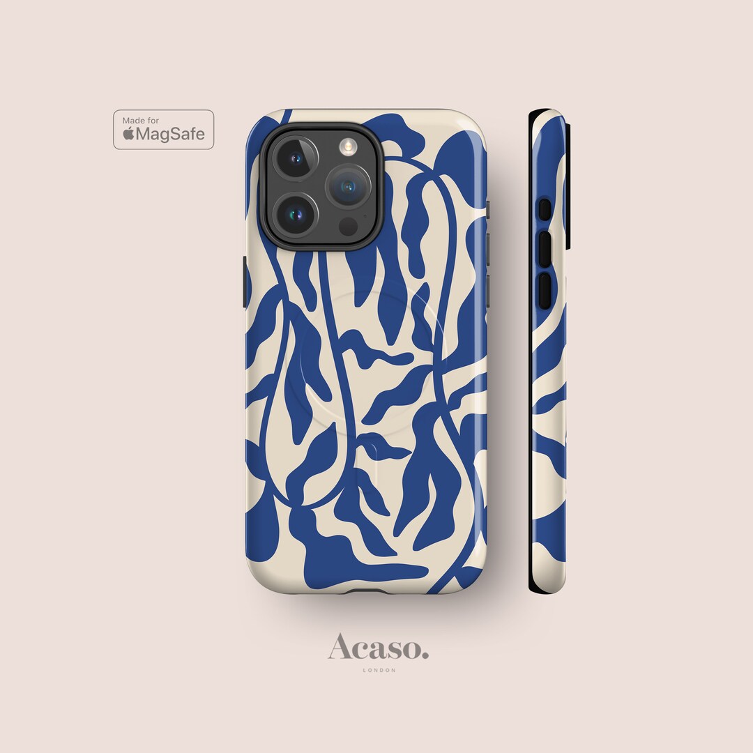Curated visual reference: Gallery Detail: Magsafe Phone Case For Iphone 15 Pro Sea Algae Blue
