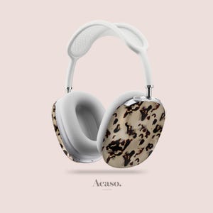 ライトトータス AirPods Max カバー & その他 Apple AirPods Max クリップオン アニマルプリントカバー (Acaso London 製)