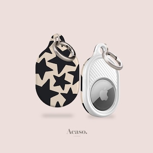 Stars AirTag Cover with Keyring Holder & More Apple AirTag Cases for Luggage, Bags and Pet Collars