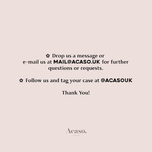 text that instructs viewers to drop a message or e-mail at a specific address for further questions or requests. It also encourages followers to tag their case at a particular address, and thanks them for their support. The image does not contain any text that is too long or repetitive, and it does not describe individual elements of the image.