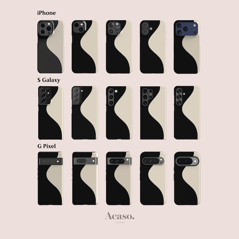 Geo Minimal Case for iPhone 17, iPhone 16, Galaxy S25, Pixel 10 & More Geometric, Minimalist Phone Cases image 2