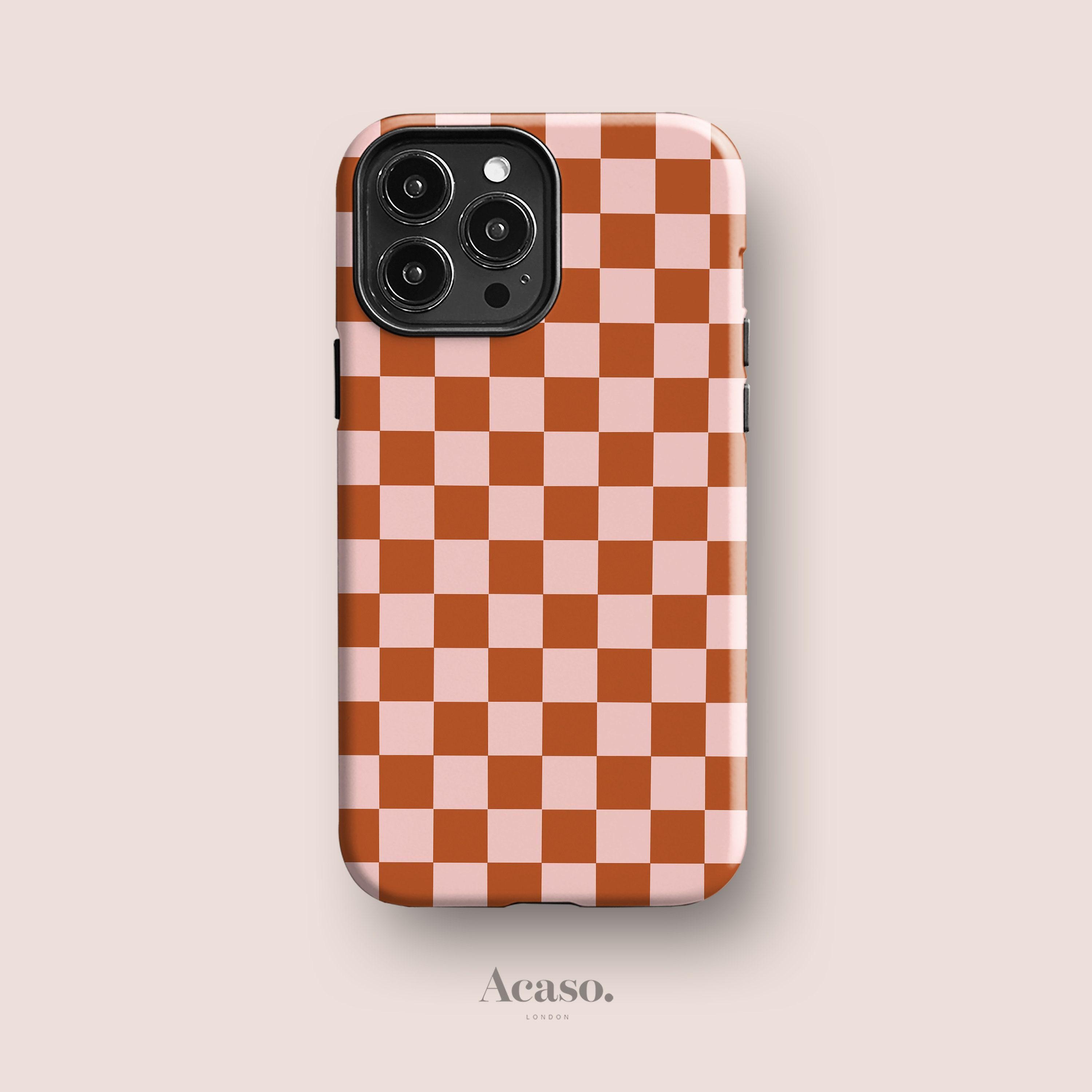 Handyhülle Für IPhone 13 – Klassisches Kariertes Flanell-Muster In Rot/Schwarz/Beige