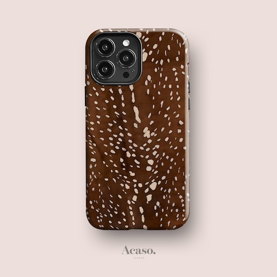 Bambi Spots Case for iPhone 16, Galaxy S25, Pixel 9 Series & More Animal Print Fall Phone Cases