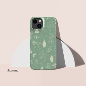 Xh2426 Geometric Figures Pattern Print Silicone Protective Phone