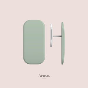 Lily Green Phone Grip for iPhone & Android - Sticky Phone Holder and Stand in Mint Green