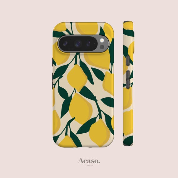 Lemons Pixel Phone Case for Series 10, 9, 8, 7, 6