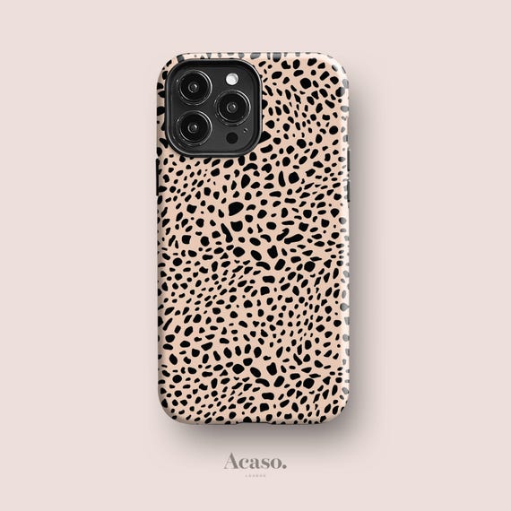 Leopard Rose Case for iPhone, Galaxy, Pixel: Animal Print Cases by Acaso
