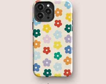 Colorful Daisy iPhone Case, Floral Design