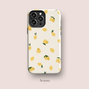 Mini Lemons Case for iPhone 15, iPhone 14, iPhone 13 Case, iPhone 12, iPhone 11 & More Cute Phone Cases by Acaso
