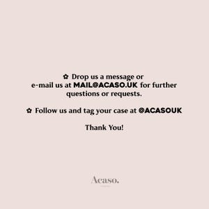 text that instructs viewers to drop a message or e-mail at a specific address for further questions or requests. It also encourages followers to tag their case at a particular address, and thanks them for their support. The image does not contain any text that is too long or repetitive, and it does not describe individual elements of the image.