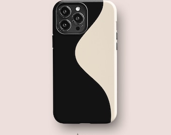 Capa Geo Minimalista para iPhone 17, iPhone 16, Galaxy S25, Pixel 10 e mais. Capas geométricas e minimalistas para celular.